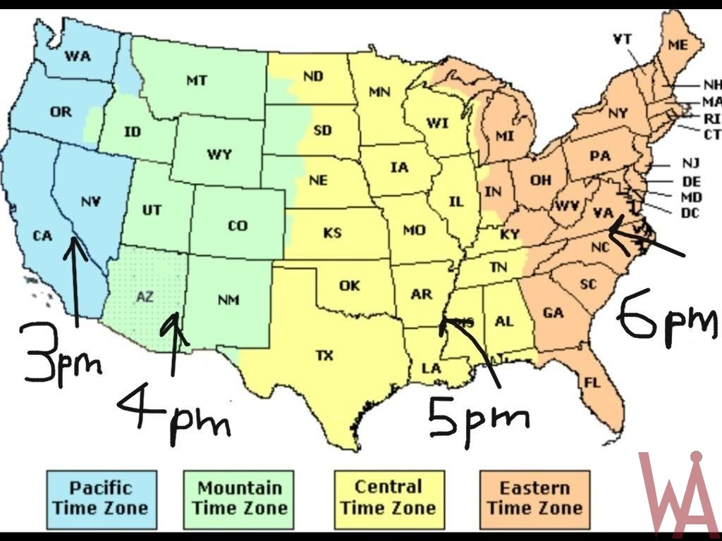 us-time-zone-map-printable