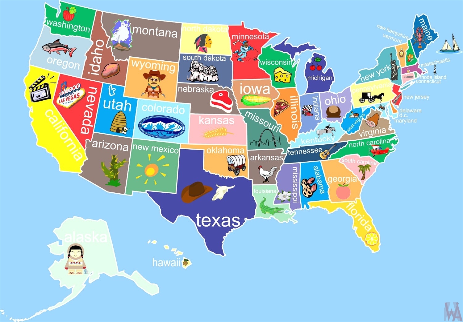 best usa states for tourism