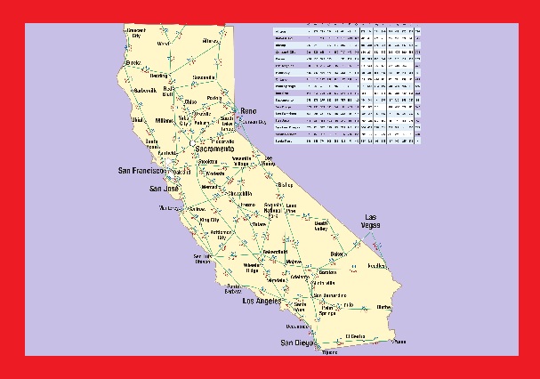 California Highway Map | Large Printable and Standard Map