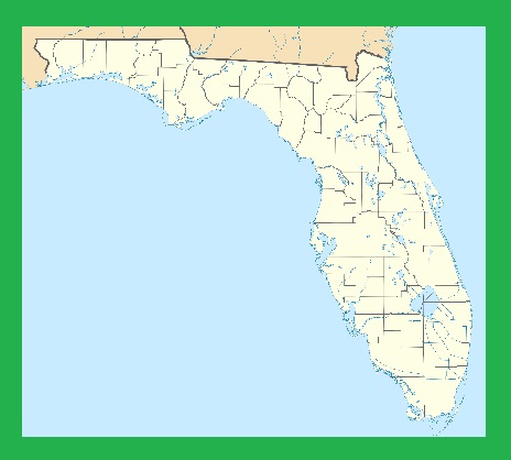 Florida Blank Outline Map | Large Printable and Standard Map 6