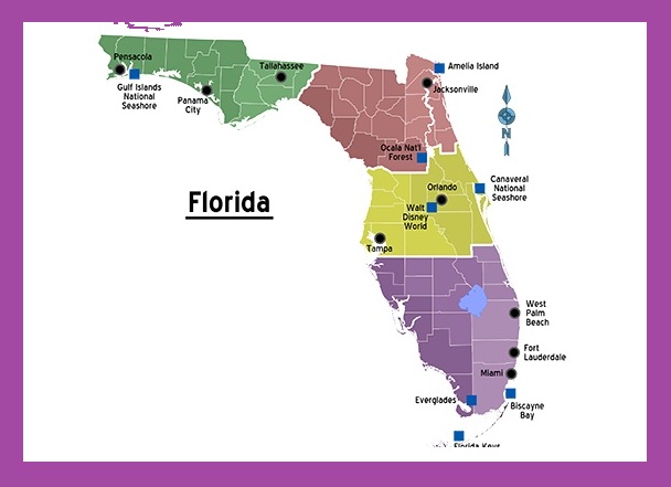 Florida City Map | Large Printable and Standard Map 2
