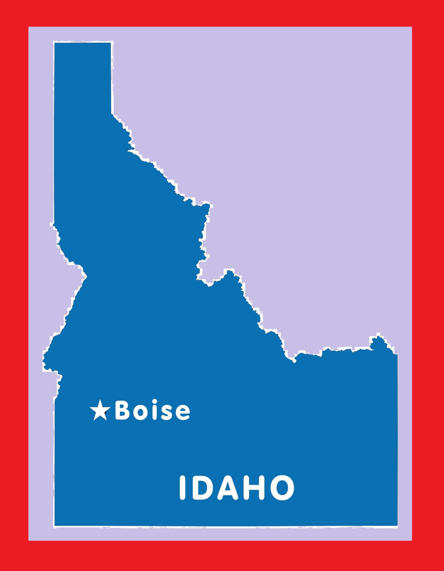 Idaho Capital Map | Large Printable and Standard Map 10