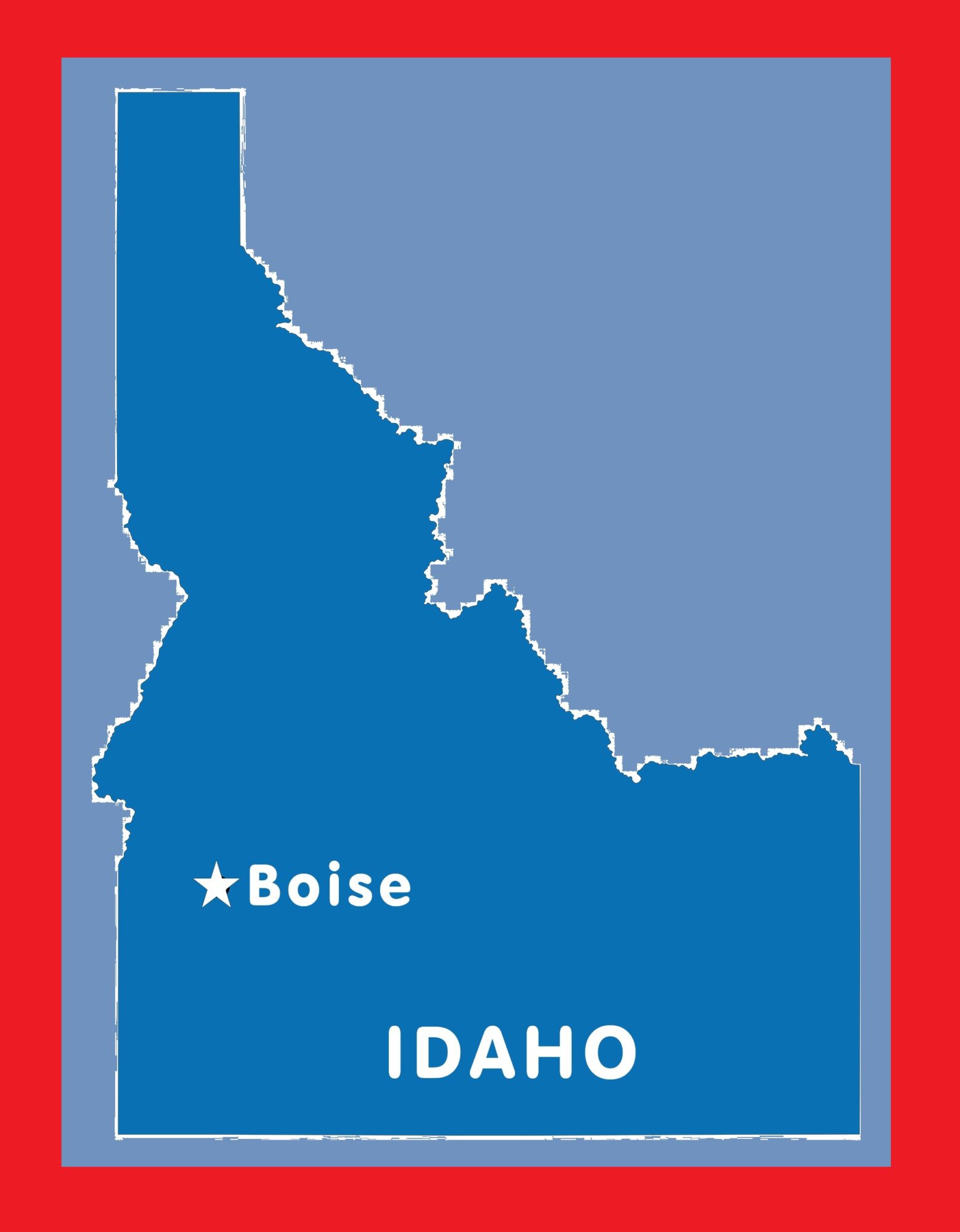 Idaho Capital Map | Large Printable and Standard Map 3