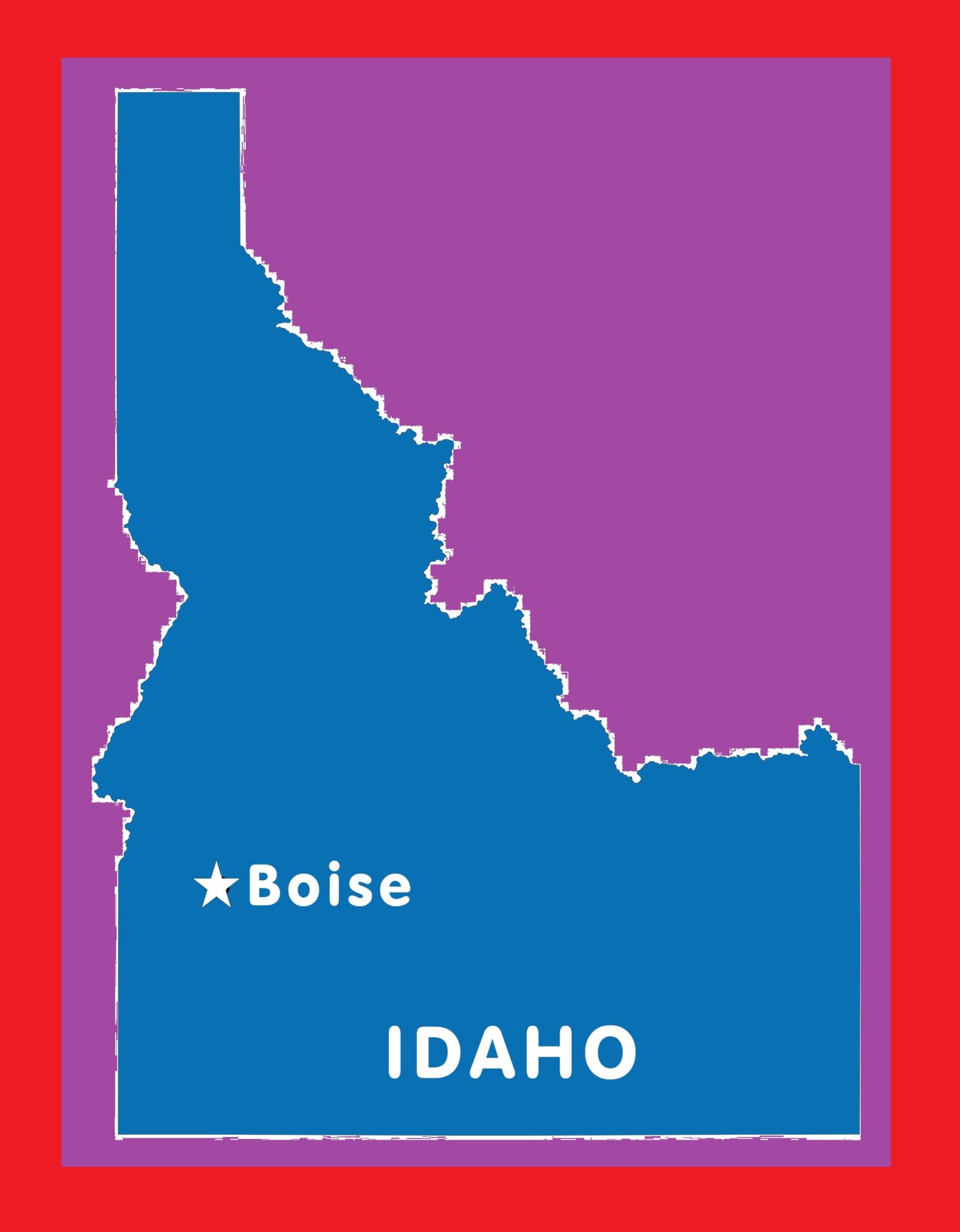 Idaho Capital Map | Large Printable and Standard Map 7