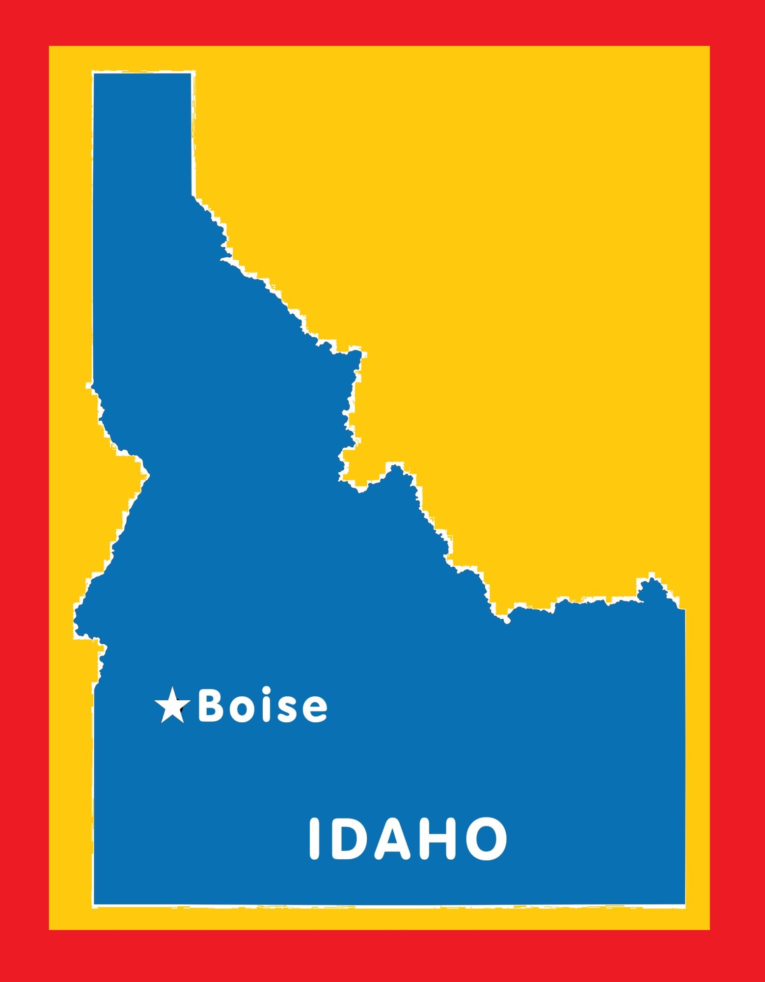 Idaho Capital Map | Large Printable and Standard Map 6