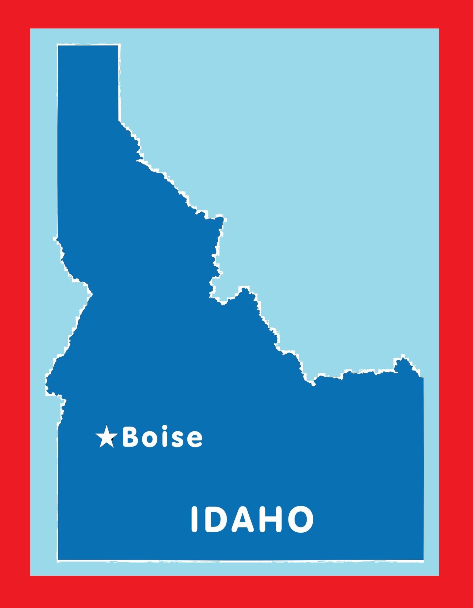 Idaho Capital Map | Large Printable and Standard Map 3