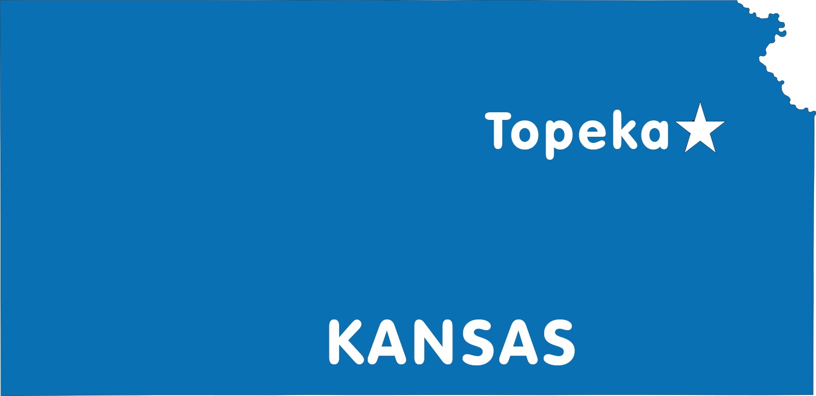 Kansas Capital Map | Large Printable High Resolution and Standard M