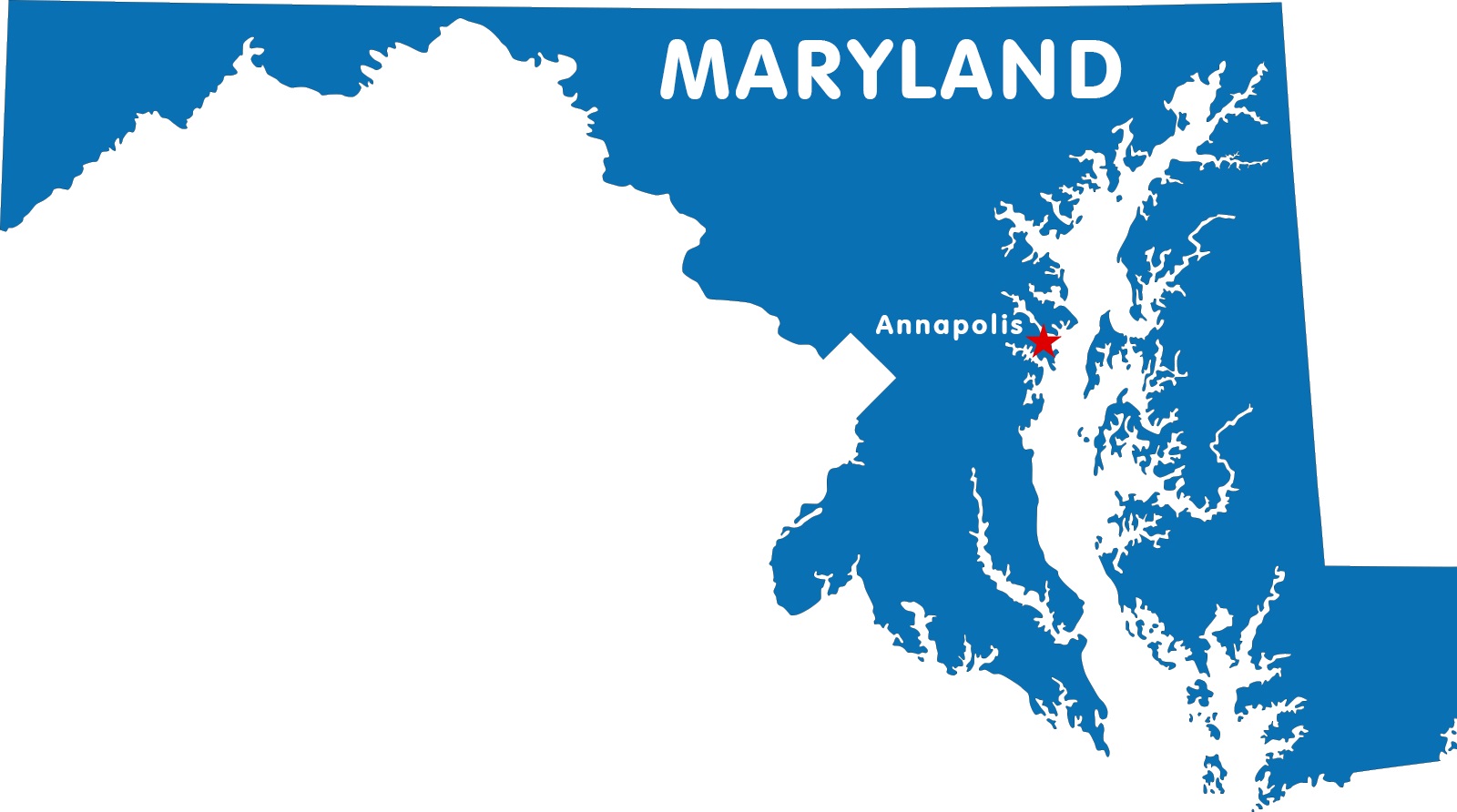 Maryland Capital Map | Large Printable High Resolution and Standard Map