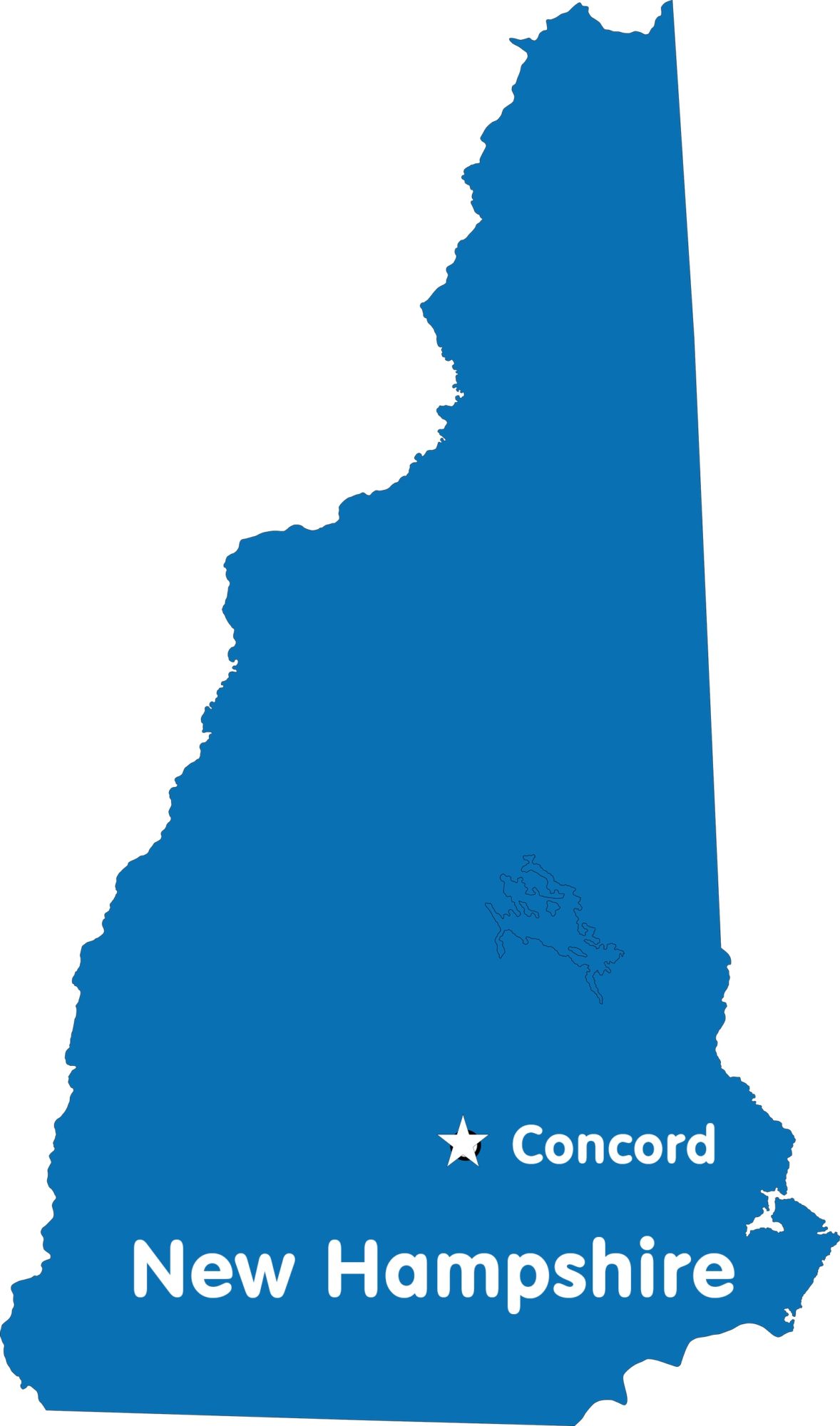 New Hampshire Capital Map | Large Printable High Resolution and Standard Map
