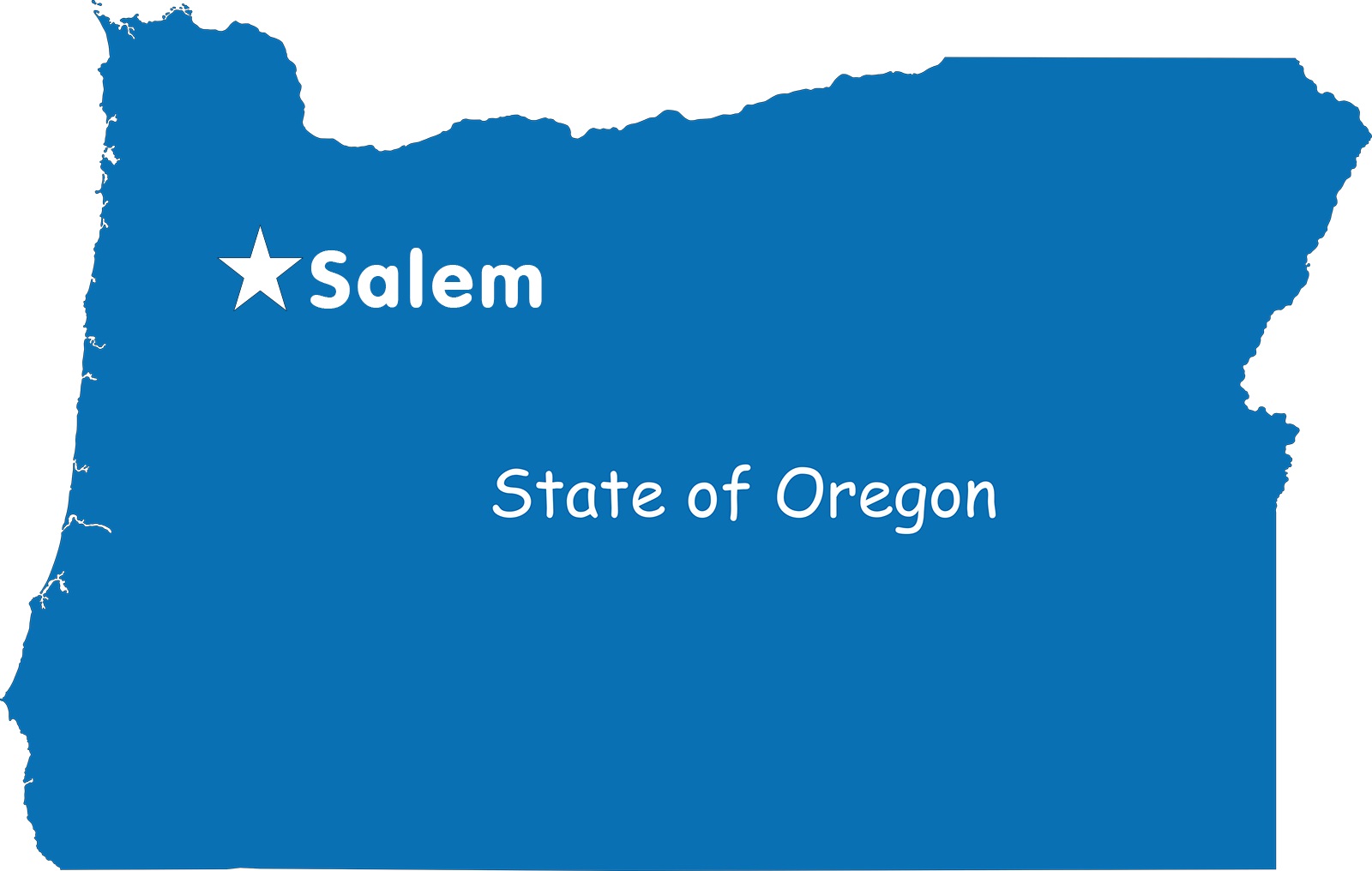 Oregon Capital Map | Large Printable High Resolution and Standard Map