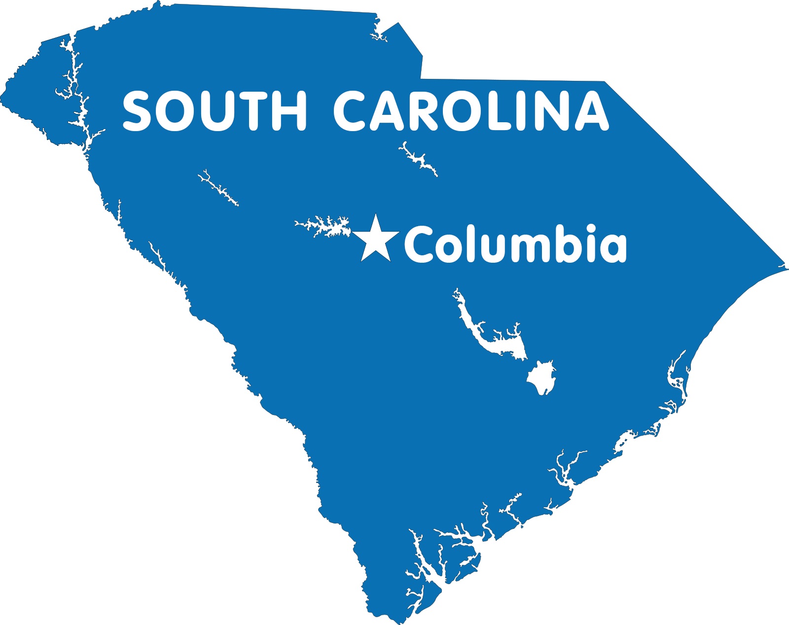 South Carolina Capital Map | Large Printable High Resolution and Standard Map