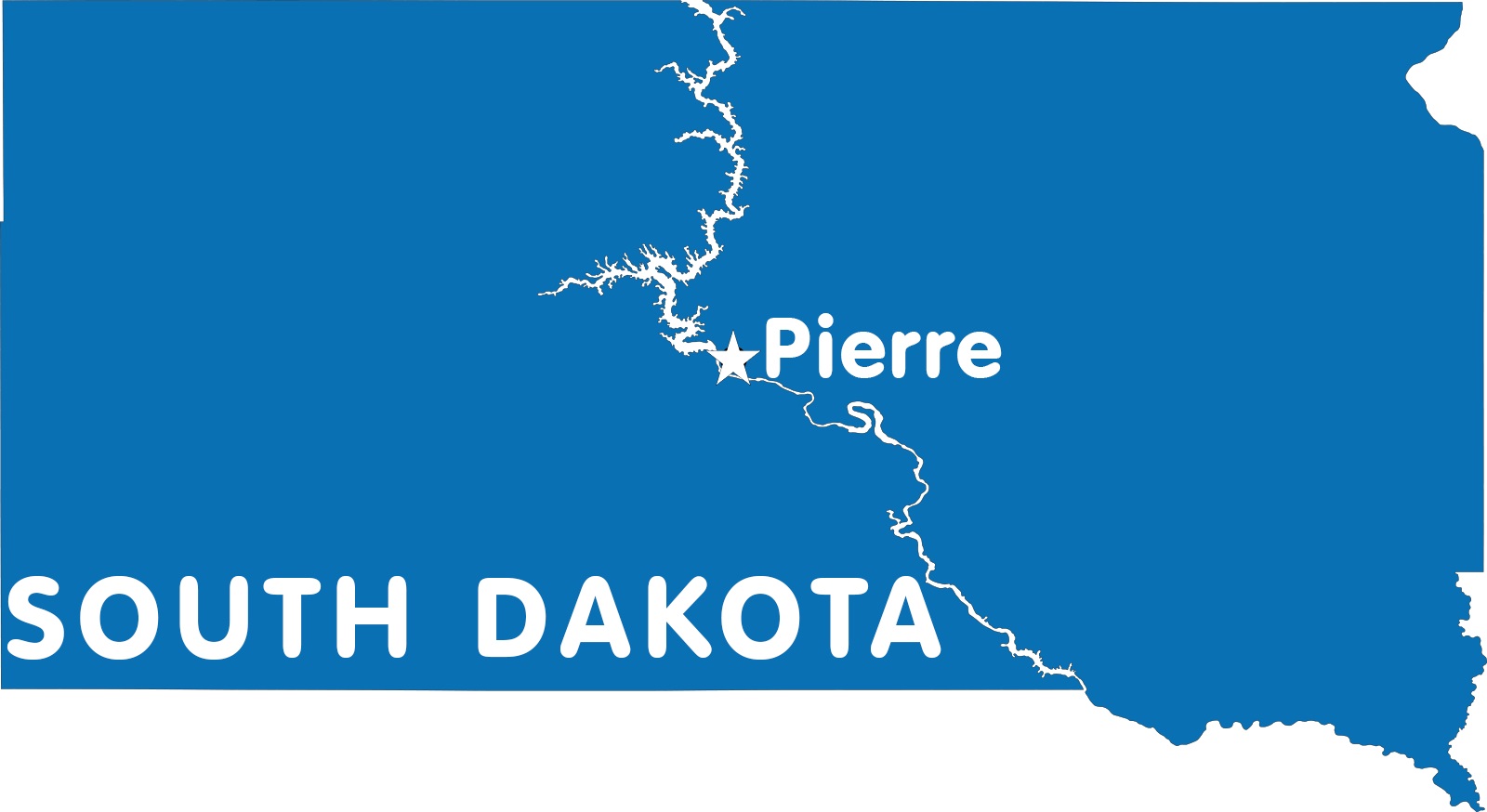 South Dakota Capital Map | Large Printable High Resolution and Standard Map