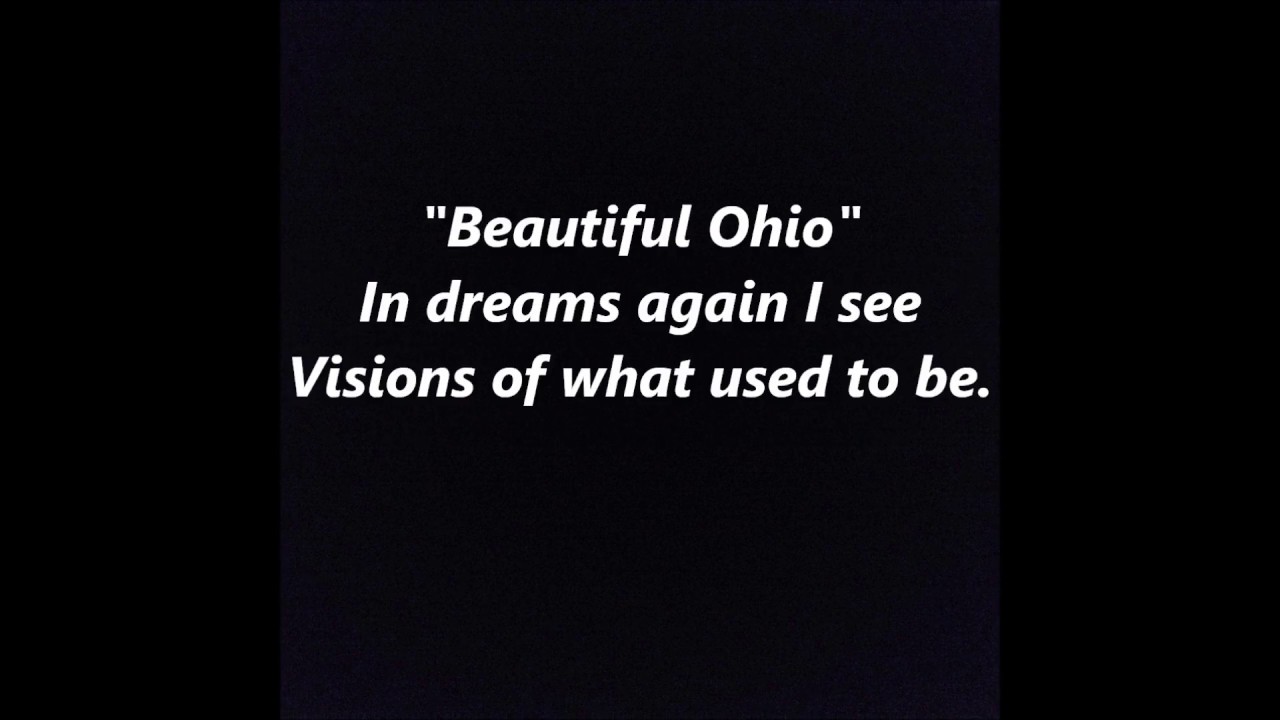 State Song Of Ohio