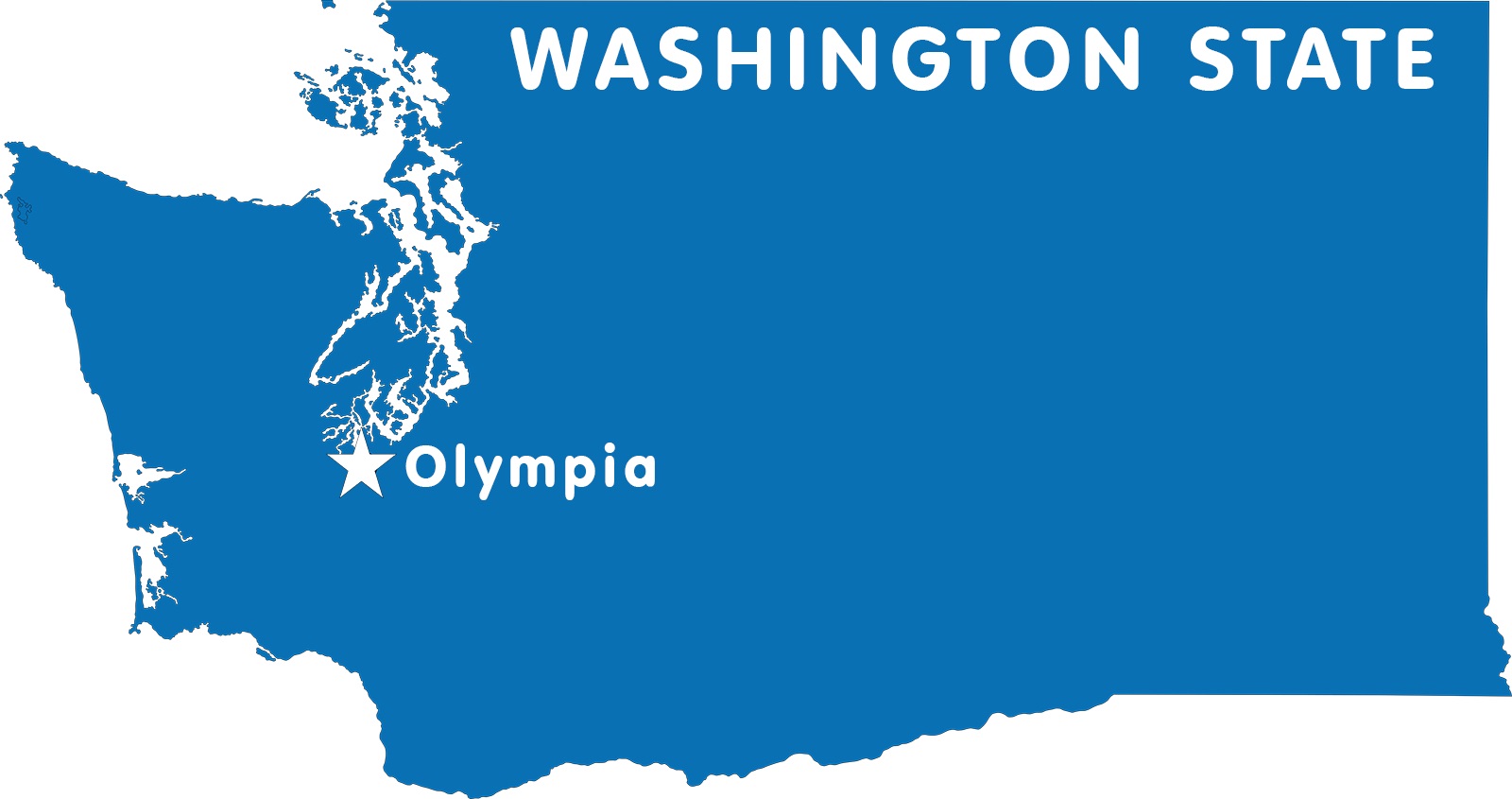 Washington Capital Map | Large Printable High Resolution and Standard Map
