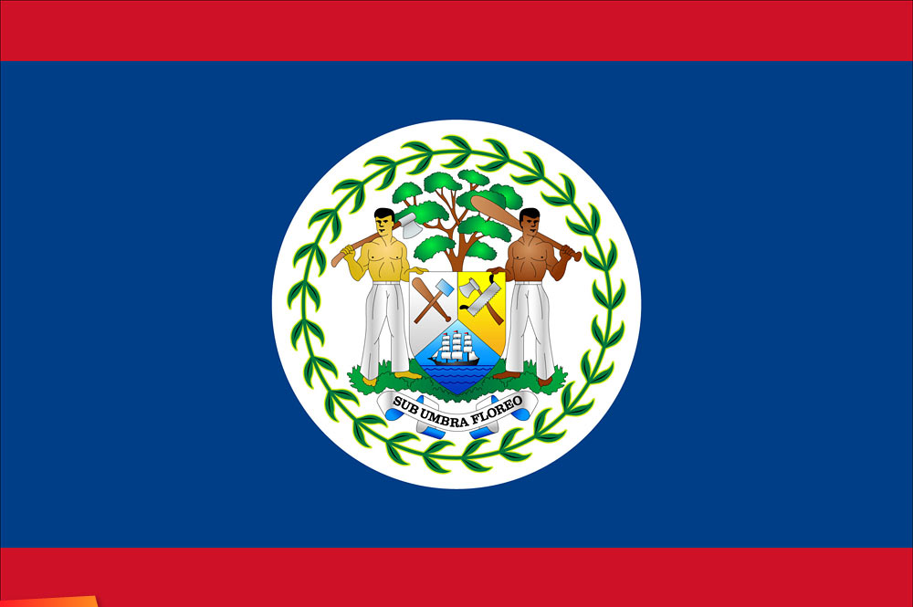 National Flag Of Belize