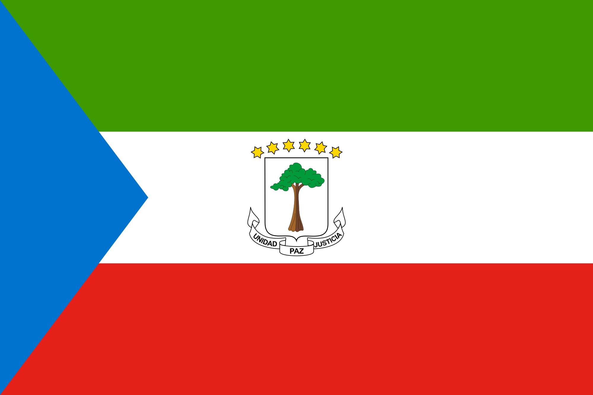 National Flag Of Equatorial Guinea