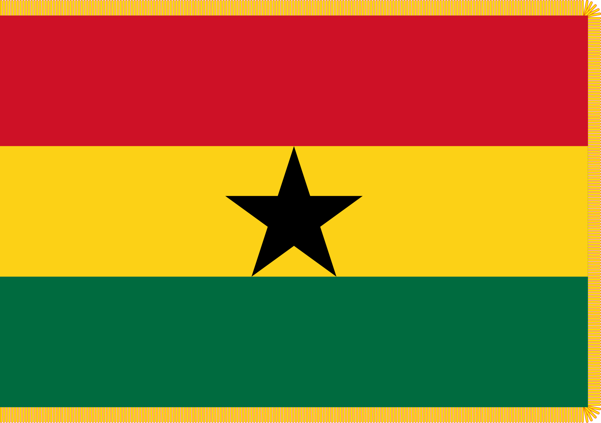 National Flag Of Ghana
