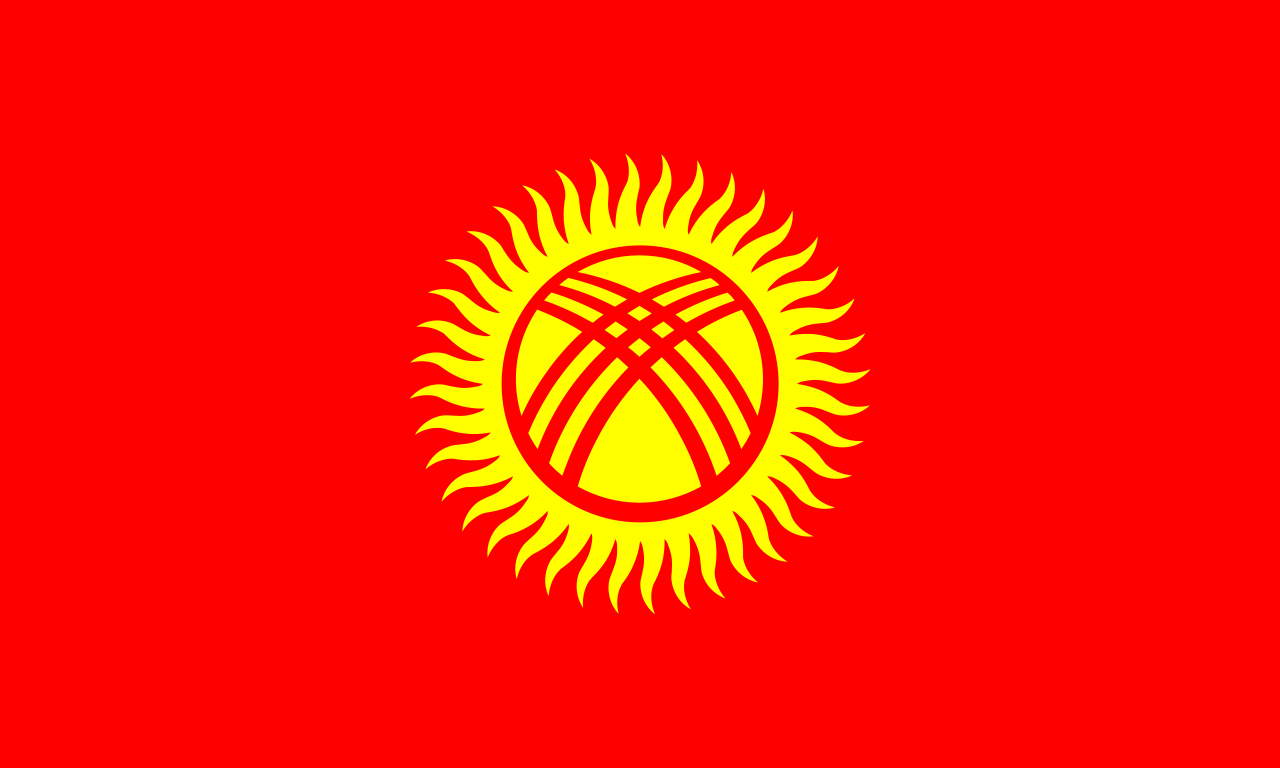 National Flag Of Kyrgyzstan