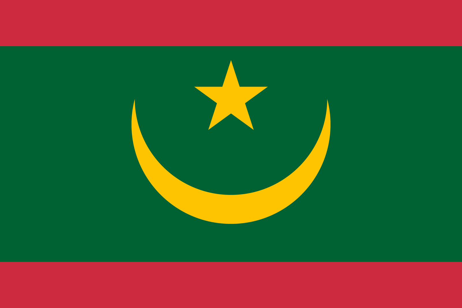National Flag Of Mauritania