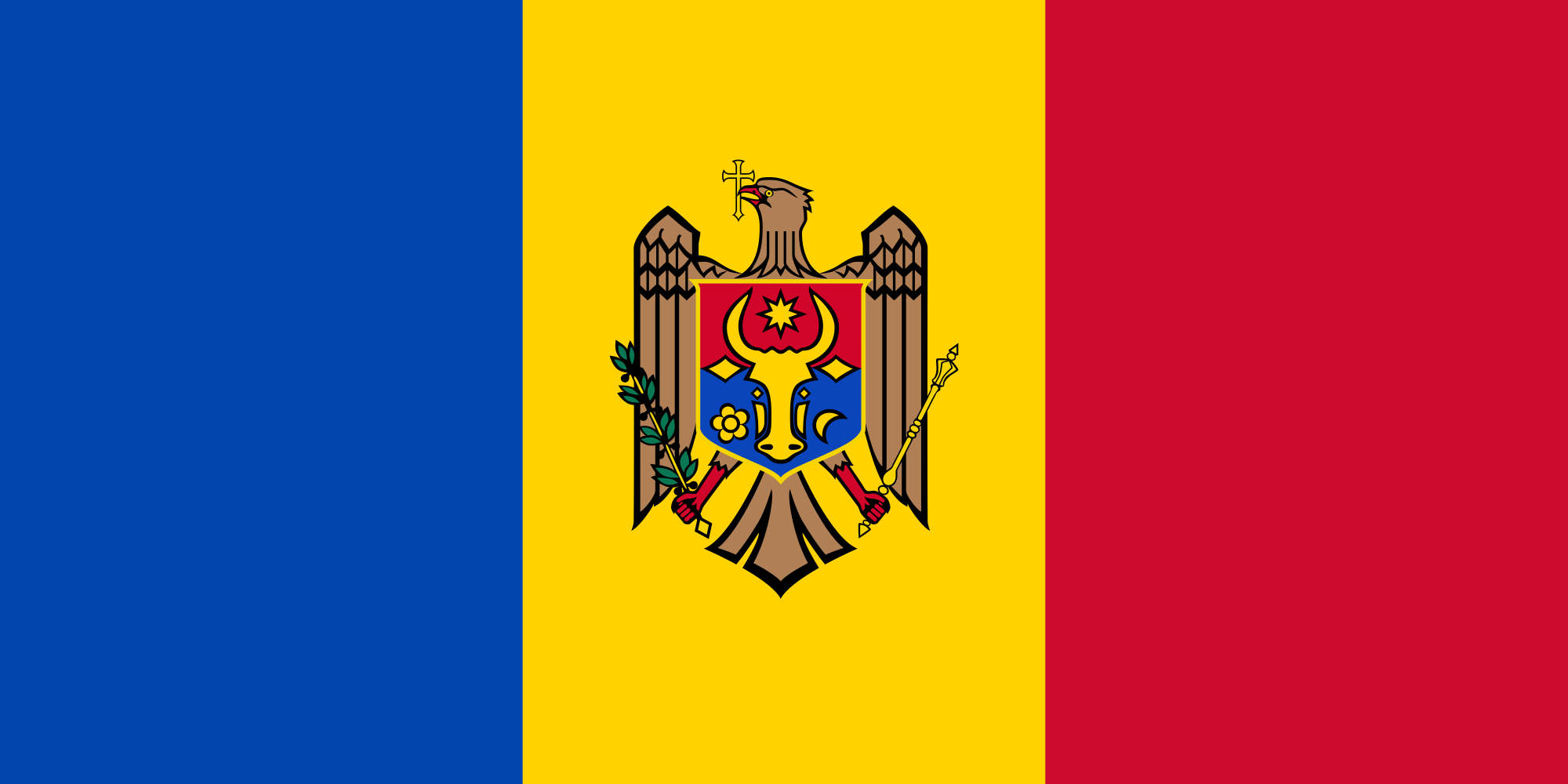 National Flag Of Moldova