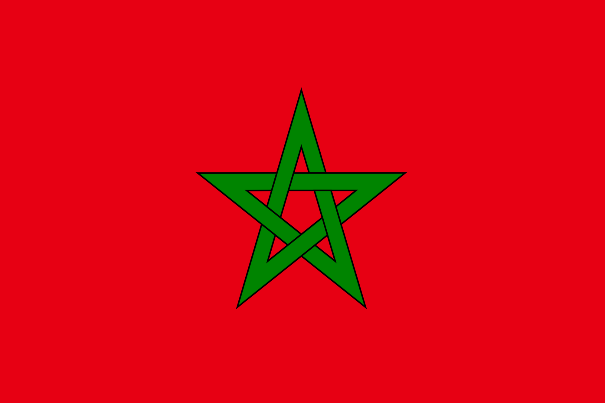 National Flag Of Morocco