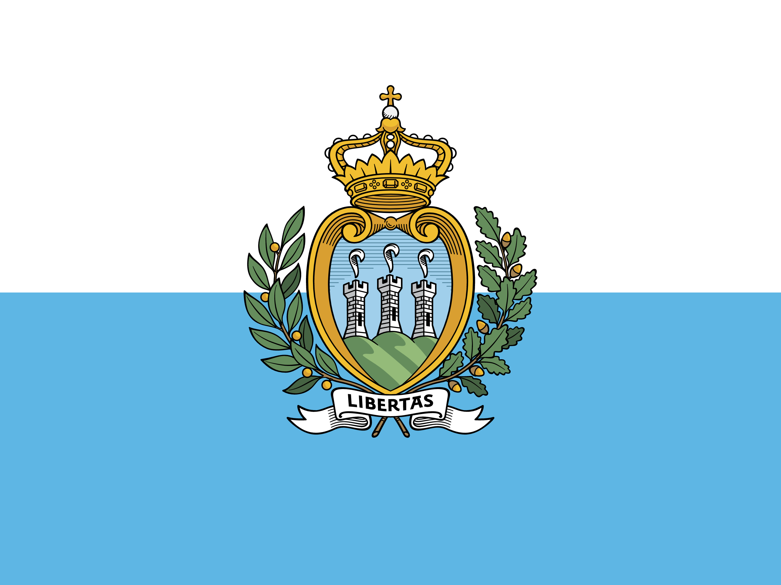 National Flag Of San Marino