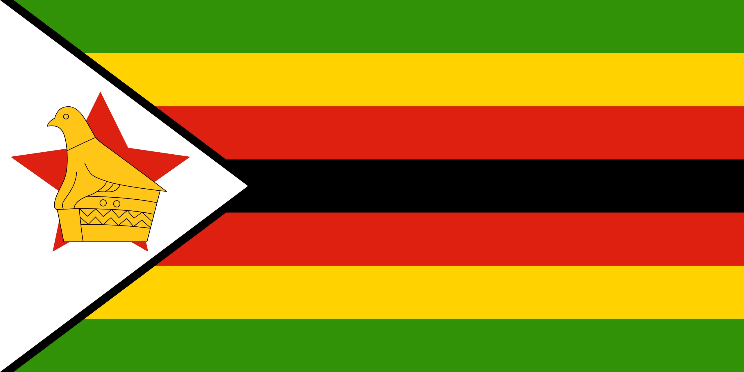 National Flag Of Zimbabwe