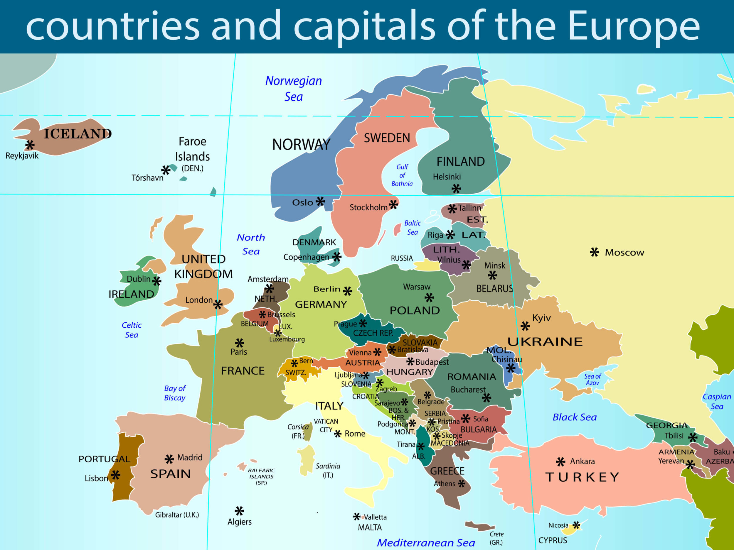 HD Map of Europe