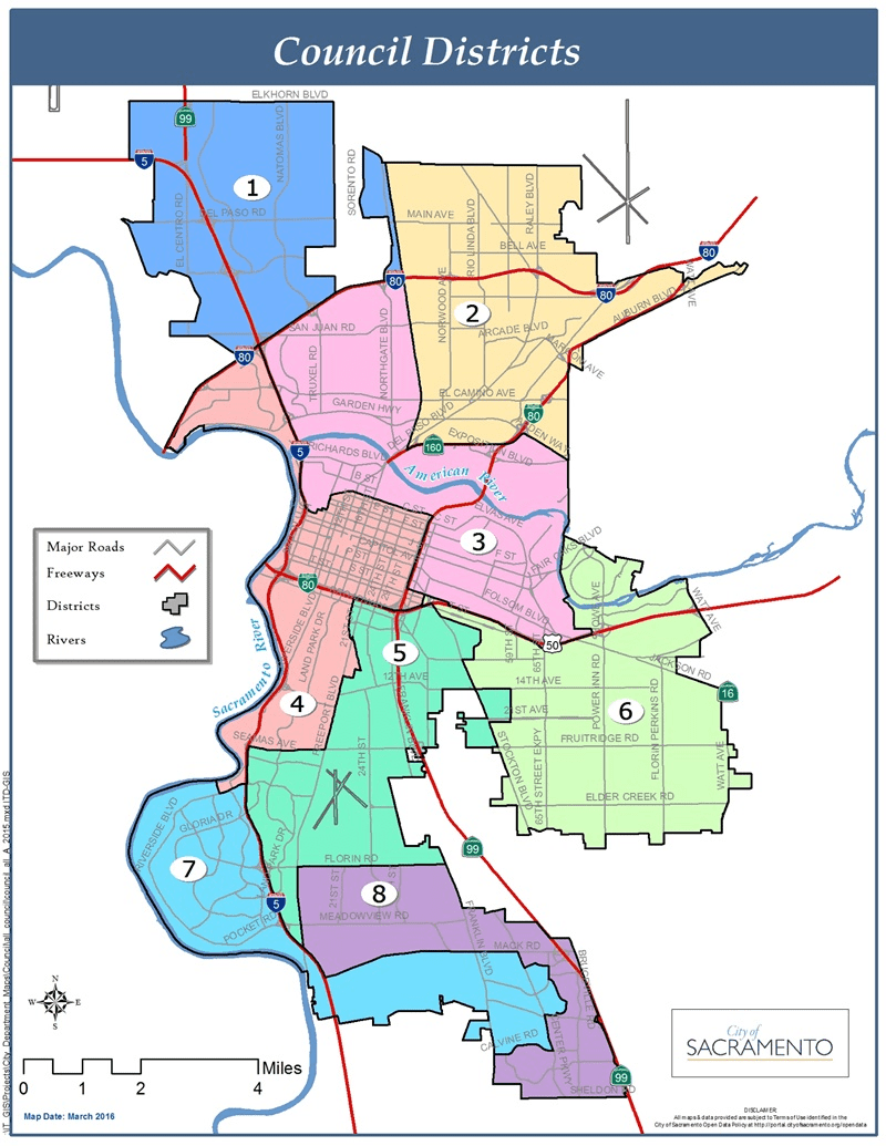 Map of Sacramento City | Political, Blank, Geography And Road Map