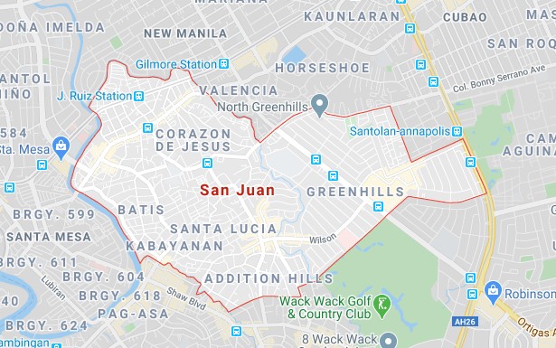 Map of San Juan City | Political, Blank, Geography And Road Map