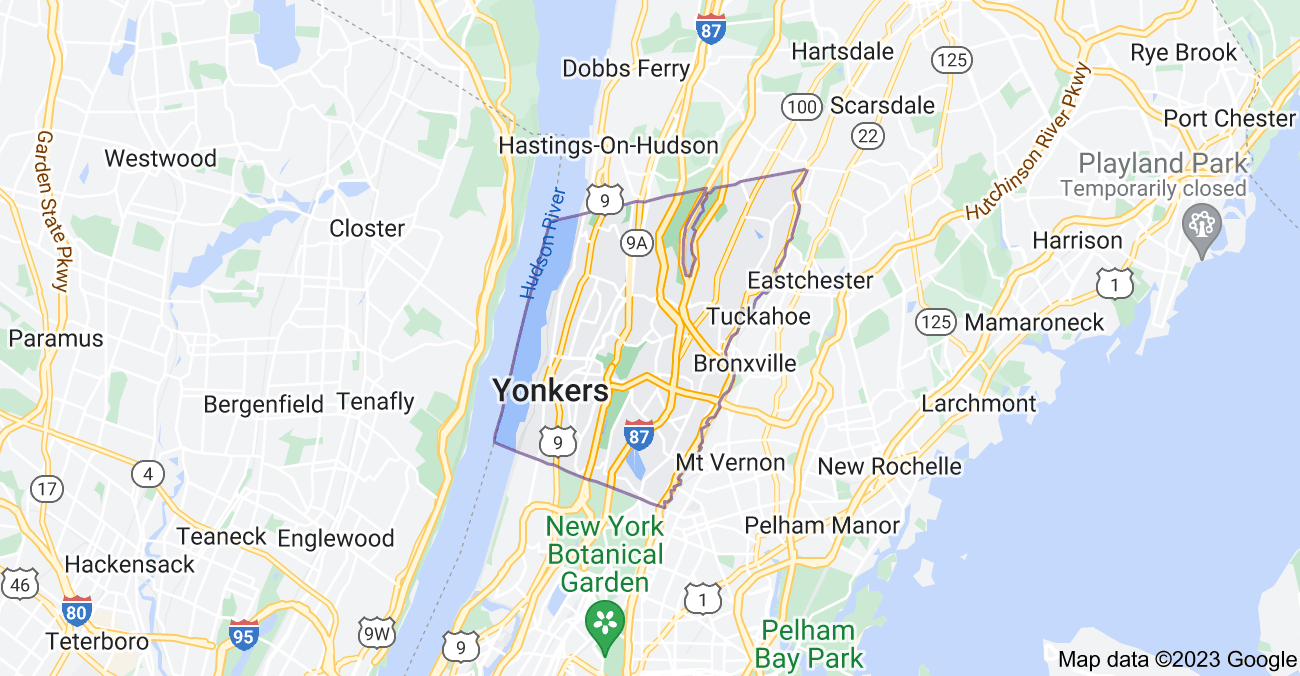 Map of Yonkers City | Political, Blank, Geography And Road Map