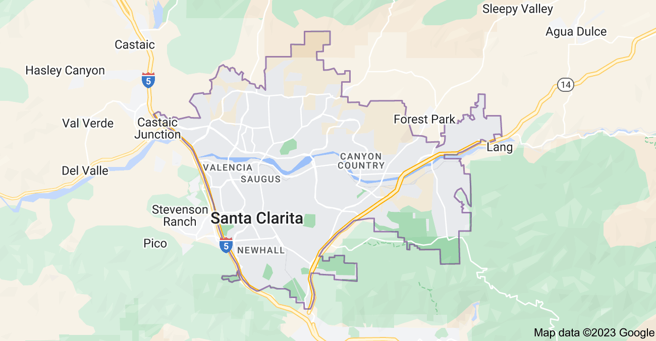 Map of Santa Clarita City | Political, Blank, Geography And Road Map