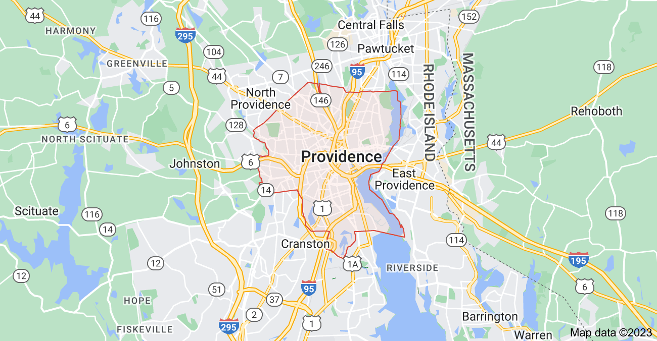 Map of Providence City | Political, Blank, Geography And Road Map