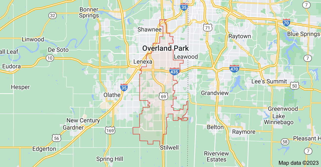 Map of Overland Park City | Political, Blank, Geography And Road Map