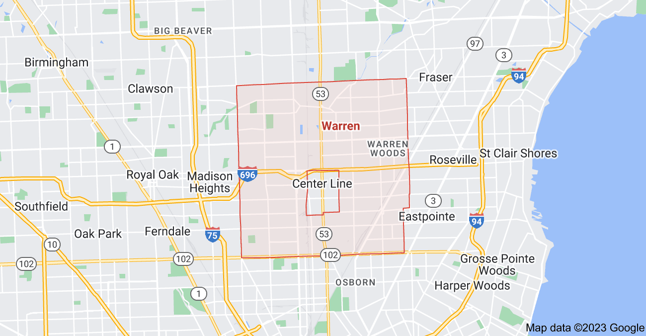 Map of Warren City | Political, Outline, Geography And Road Map