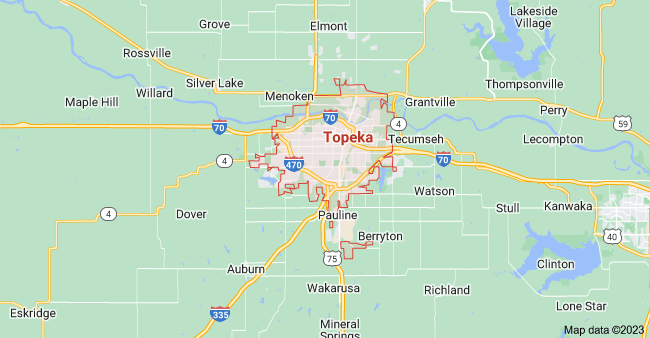 Map of Topeka City | Political, Geography And Road Map