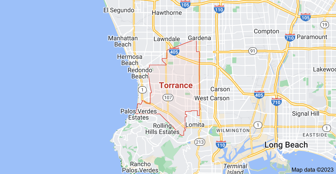 Map of Torrance City | Political, Geography And Road Map