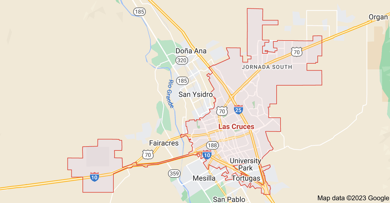 Map of Las Cruces City | Political, Geography And Road Map